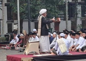 Di Tengah Kemarau Panjang, Polres Purwakarta Kawal Shalat Istisqa Bersama Masyarakat