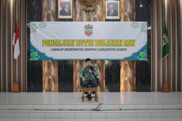 Pengajian ASN Ciamis, Ustaz Kikin Mutaqin Tekankan Niat dan Muraqabah