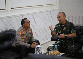 Perkuat Sinergitas TNI-Polri, Kapolres Purwakarta Silaturahmi ke Makodim 0619 Purwakarta