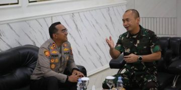 Perkuat Sinergitas TNI-Polri, Kapolres Purwakarta Silaturahmi ke Makodim 0619 Purwakarta