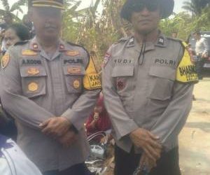 14 Anggota Polsek Jatiluhur Amankan Jalan Santai Partai NasDem