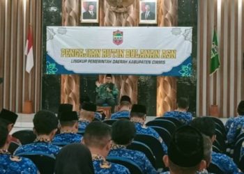 ASN Ciamis Kembali Berkumpul dalam Pengajian Bulanan di Pendopo