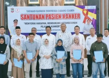 YKI Salurkan Santunan, Bupati Herdiat Minta Bantuan Pasien Kanker Diberikan Rutin Setiap Bulan