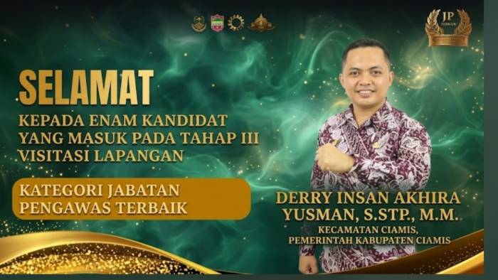 Lurah Sindangrasa Lolos Enam Besar ASN Berprestasi Jabar 2026