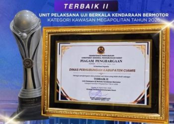 Ciamis Ukir Prestasi Nasional, Uji Kendaraan Bermotor Raih Terbaik II