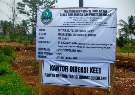 Penantian Petani Penderawey Akhirnya Terjawab, Rehabilitasi Irigasi Ciheulang Mulai Direalisasikan
