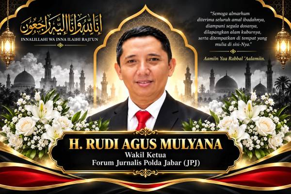 JPJ Kehilangan Sosok Penghubung dan Komunikator, H. Rudi Agus Mulyana Berpulang