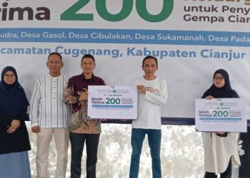 Human Initiative dan Yayasan Kita Peduli Salurkan Bantuan Modal Usaha untuk 200 Keluarga Penyintas Gempa Cianjur