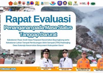 Pemkab Garut Evaluasi Penanganan Kebakaran TPA Pasir Bajing, Progres Pemadaman Capai 90 Persen