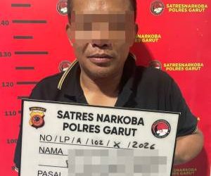 Satresnarkoba Polres Garut Berhasil Ungkap Peredaran Ganja, 16 Paket Seberat 315,5 Gram Diamankan