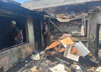 Baru Empat Bulan Ditempati, Rumah Kontrakan di Cipanas Cianjur Habis  Terbakar