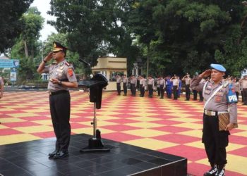 Upacara Sumpah Pemuda ke-98, Kapolres Purwakarta Ajak Generasi Muda Patriotik, Gigih, dan Berempati