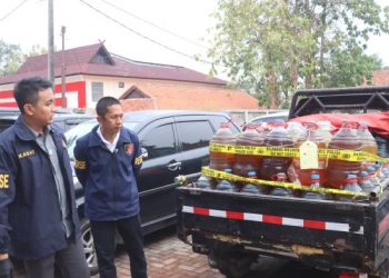 Polisi Ungkap Dugaan Penyelewengan Solar Subsidi,1.1 Ton  Diamankan