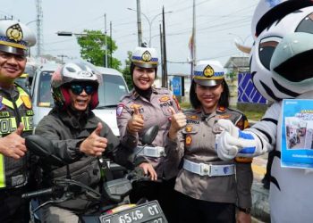 Operasi Patuh Lodaya 2026, Polres Garut Apresiasi Pengendara Tertib dengan Pendekatan Humanis