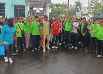 INU Ciamis Sambut Wisuda Perdana dan Dies Natalis ke-4 dengan Jalan Santai