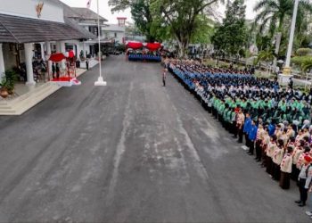 Upacara Hari Kesaktian Pancasila di Ciamis Khidmat, Berakhir Hangat