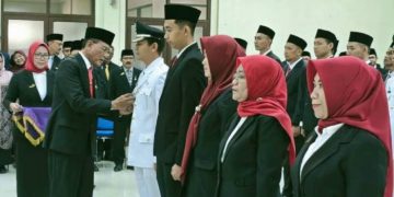 113 Pejabat Ciamis Dilantik, Bupati Herdiat Ingatkan Amanah dan Tanggung Jawab 