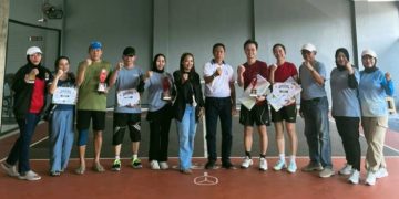 Tua-Tua Berbahaya! 12 Pasangan Bikin YTTA Yard Pickleball Ciamis Memanas