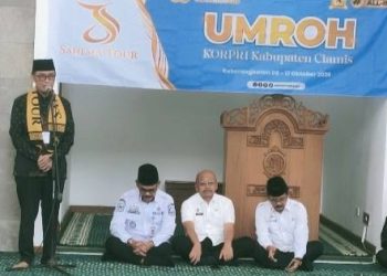 Dampingi Perjalanan Umrah 41 Jemaah KORPRI Ciamis, Ang Icep Pesankan Doa dan Kepasrahan