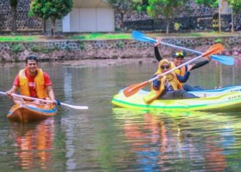 Kancra Kayaking Tawarkan Sensasi Baru Menikmati Situ Wangi Ciamis
