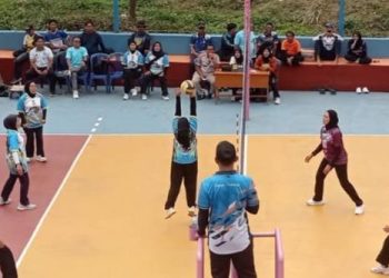 PGRI Baregbeg Semarakkan HUT ke-81 dengan Turnamen Voli dan Jalan Sehat