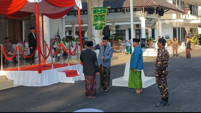 Pendopo Ciamis Jadi Titik Akhir Kirab Resolusi Jihad NU Hari Santri 2026