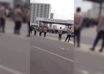 FMSB Gelar Aksi Demonstrasi di PT BYD Auto Indonesia