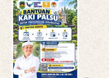 Pemkab Purwakarta Buka Bantuan Kaki Palsu Gratis, Pendaftaran 14–23 Oktober 2026