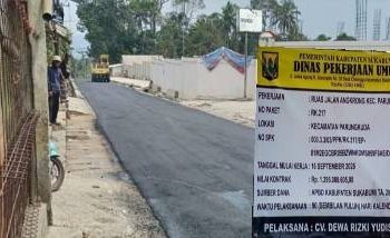 Jalan Angkrong Sukabumi Diaspal, Aspirasi Warga yang Diperjuangkan Teddy Setiadi Mulai Terwujud